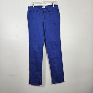Dockers Women's Indigo Blue 6 Denim Jeans 31x31 Straight Leg Skinny Low Mid-Rise